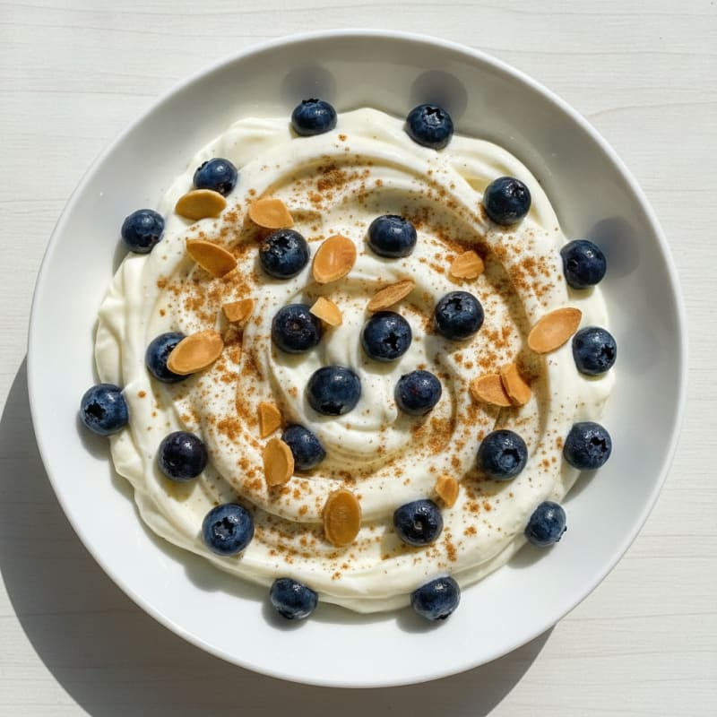 Greek Yogurt Protein Parfait with Almonds