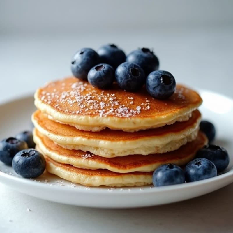 Protein-Packed Blueberry Oat Pancakes