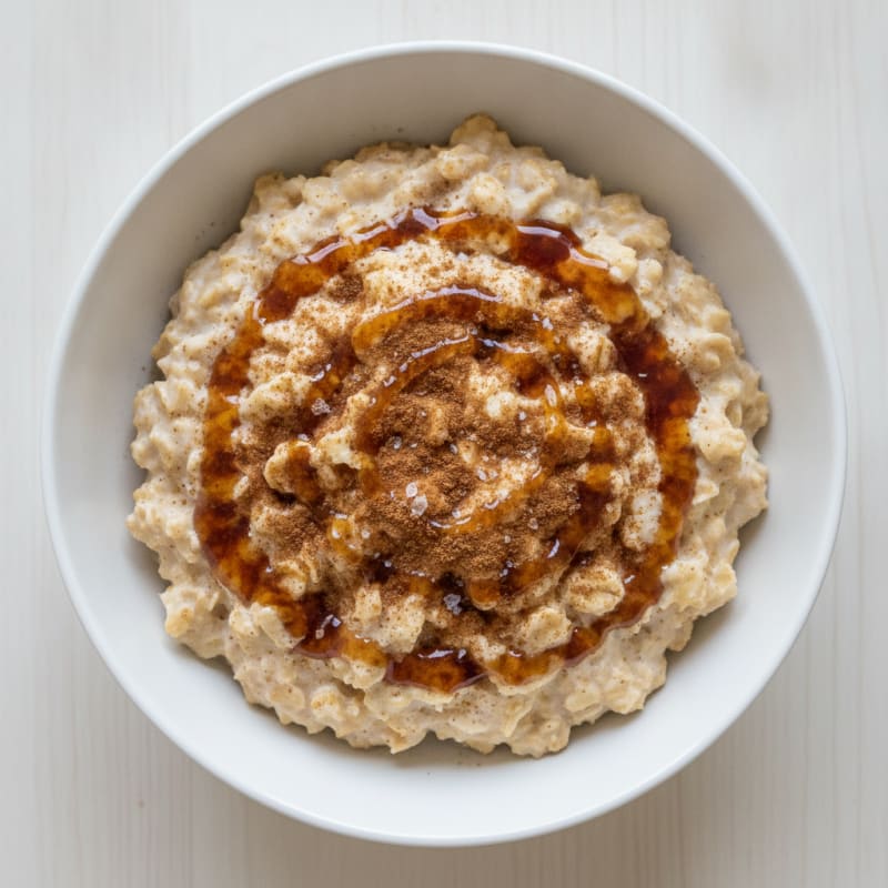 High-Protein Maple Brown Sugar Oatmeal