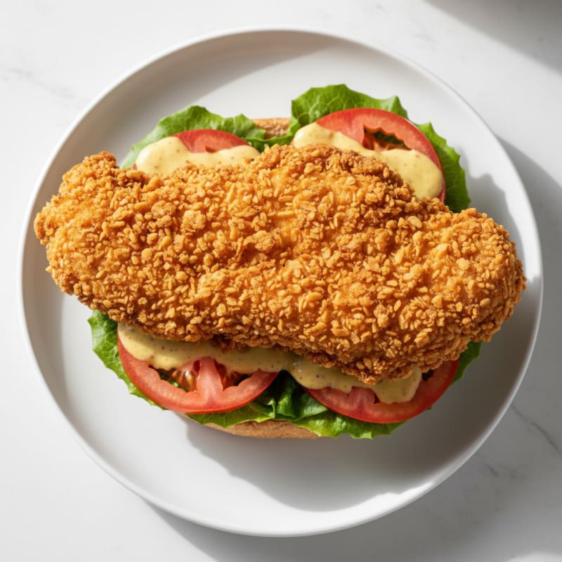 Crispy Buttermilk Fried Chicken Sandwich