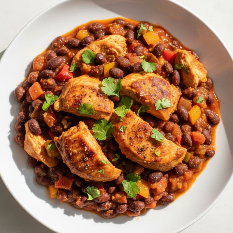 Chicken and Black Bean Chili