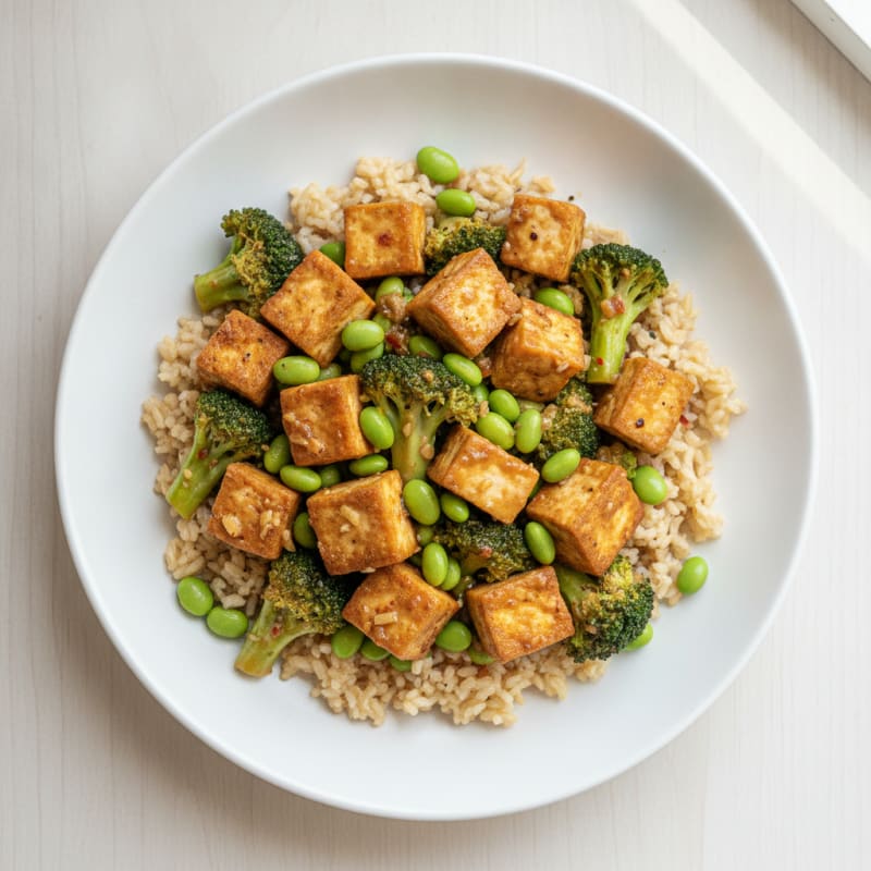 Ginger-Soy Tofu Power Bowl