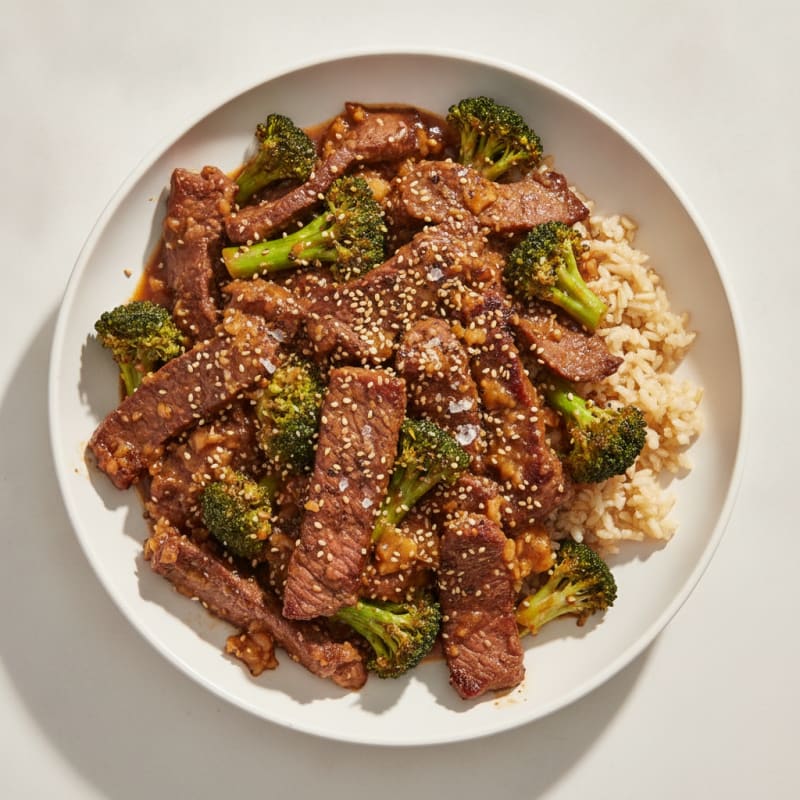 Sesame Beef and Broccoli Stir-Fry