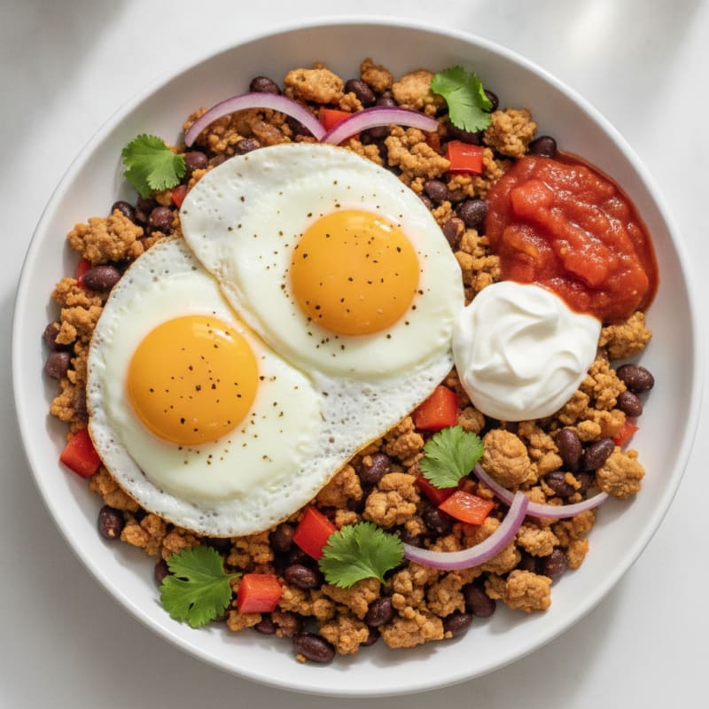 Southwestern Huevos Rancheros Bowl