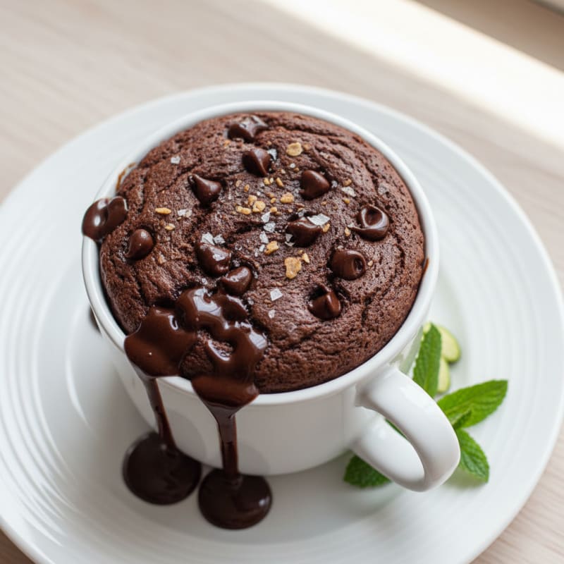 Decadent Chocolate Protein Mug Cake
