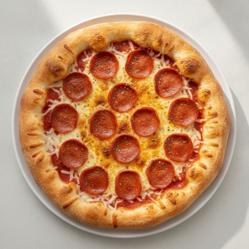 Pepperoni Stuffed Crust Pizza