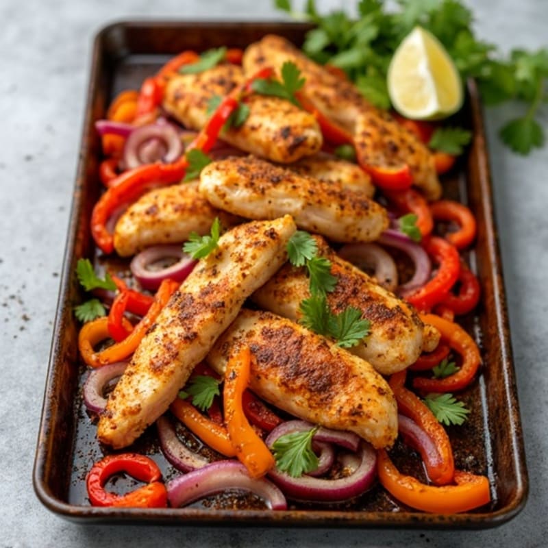 Sheet Pan Chicken Fajitas