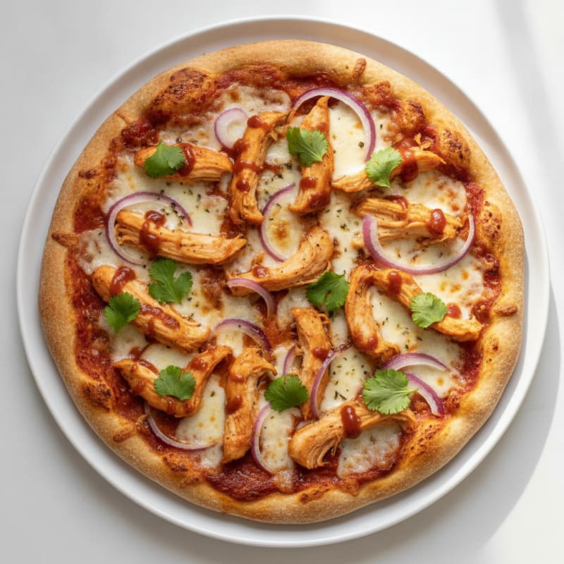 High-Protein BBQ Chicken Pizza
