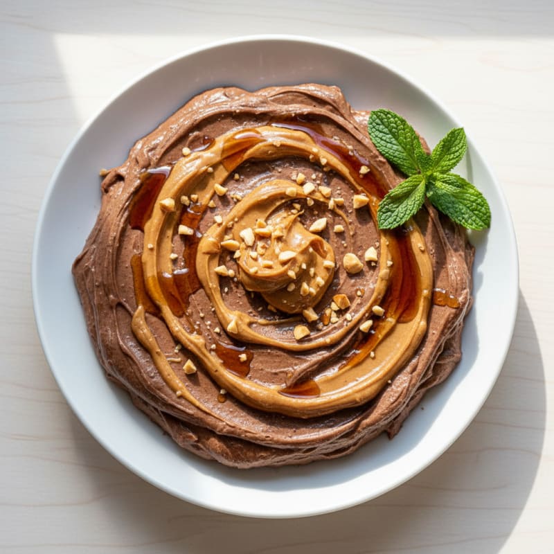 Chocolate Peanut Butter Protein Mousse