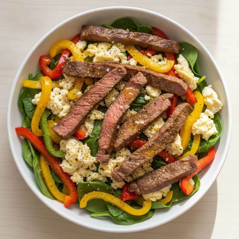 High-Protein Steak and Veggie Power Bowl