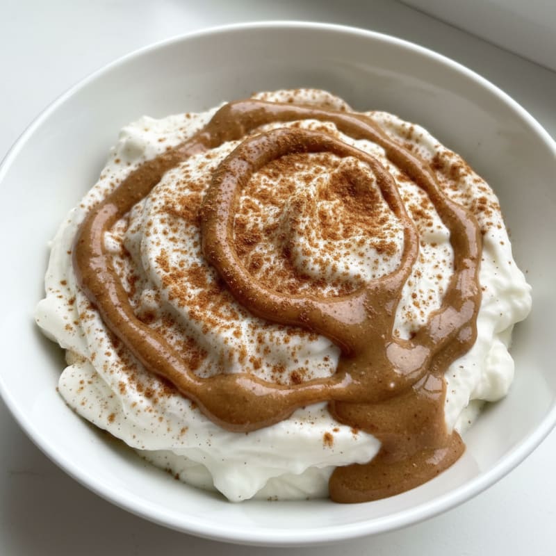 Silky Greek Yogurt Protein Pudding with Almond Butter