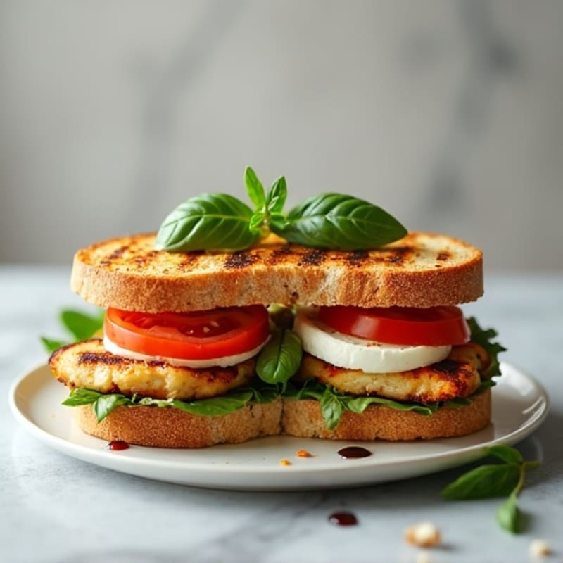 Grilled Fresh Caprese Sandwich