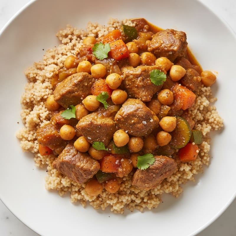 Moroccan Lamb Tagine with Couscous