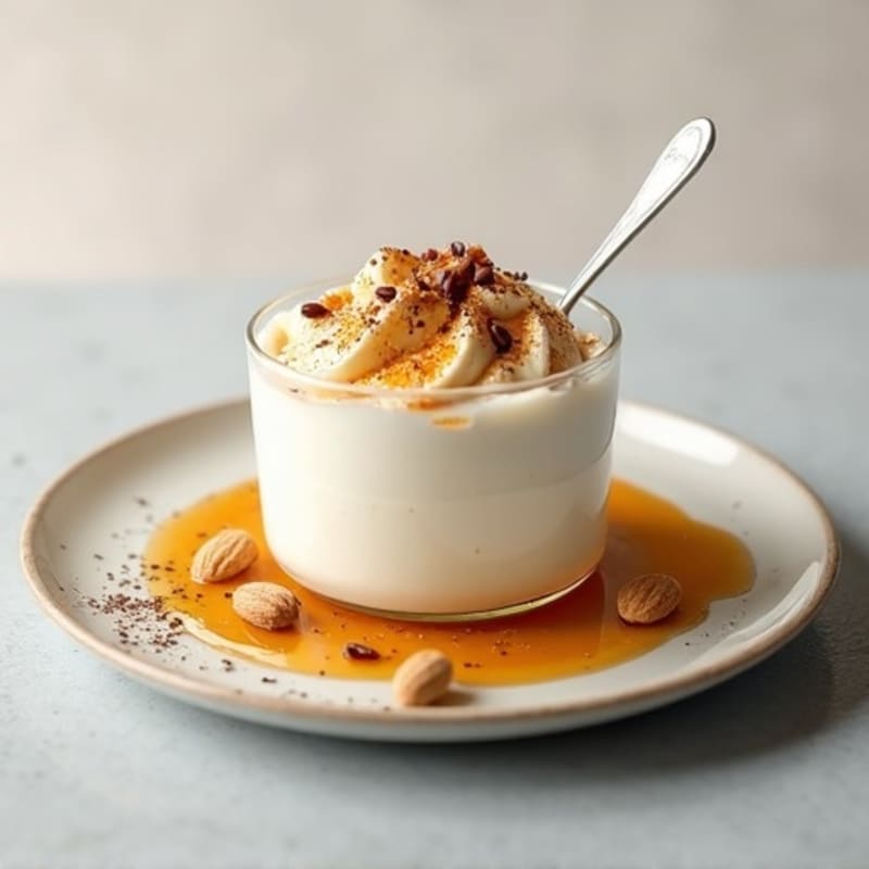 Silky Greek Yogurt Protein Mousse with Almond Butter