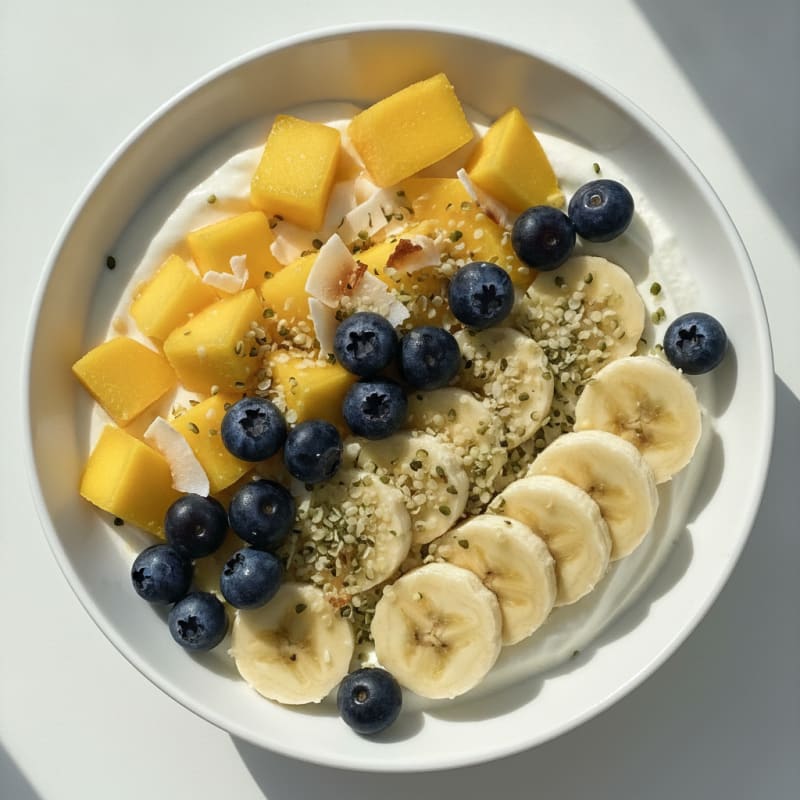 High-Protein Tropical Smoothie Bowl