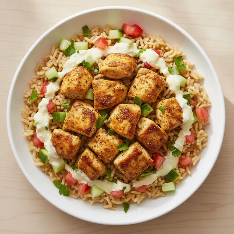 Chicken Shawarma Rice Bowl