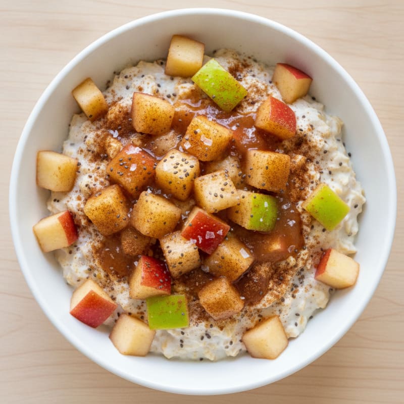 Apple Pie Overnight Oats
