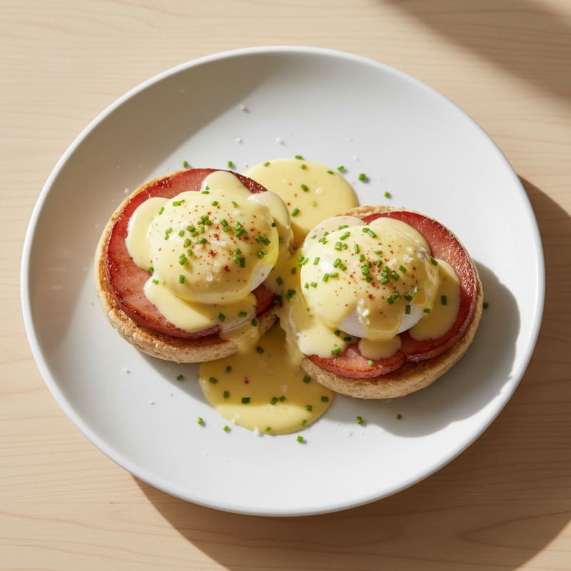 Classic Eggs Benedict with Hollandaise