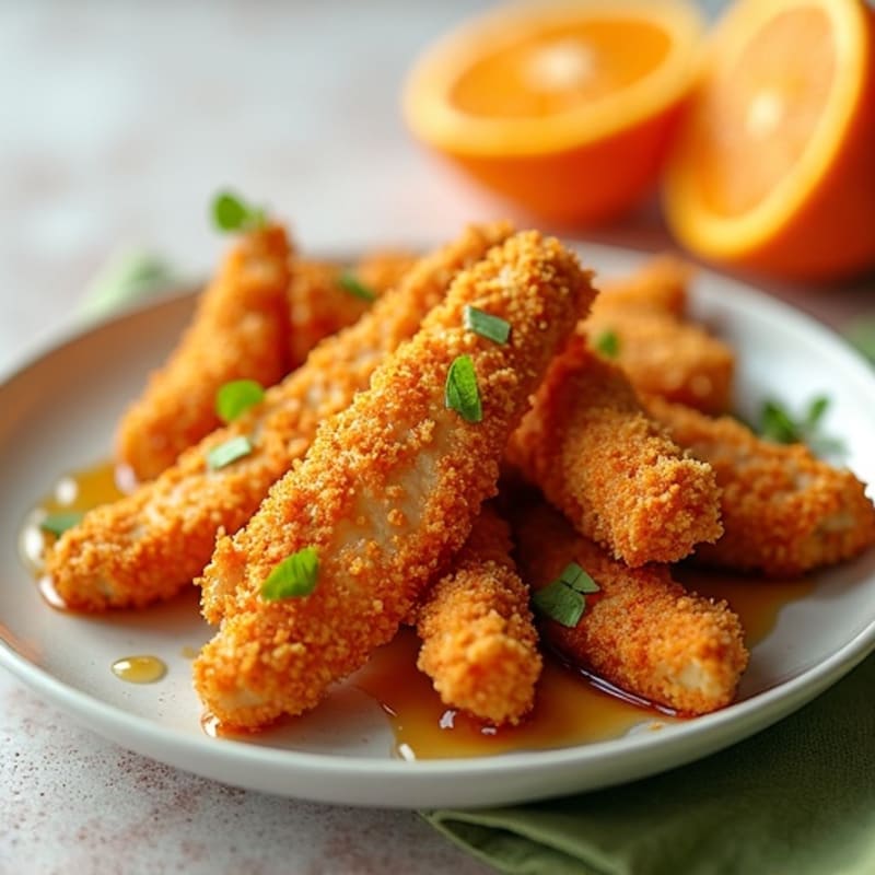 Crispy Air-Fried Orange Chicken