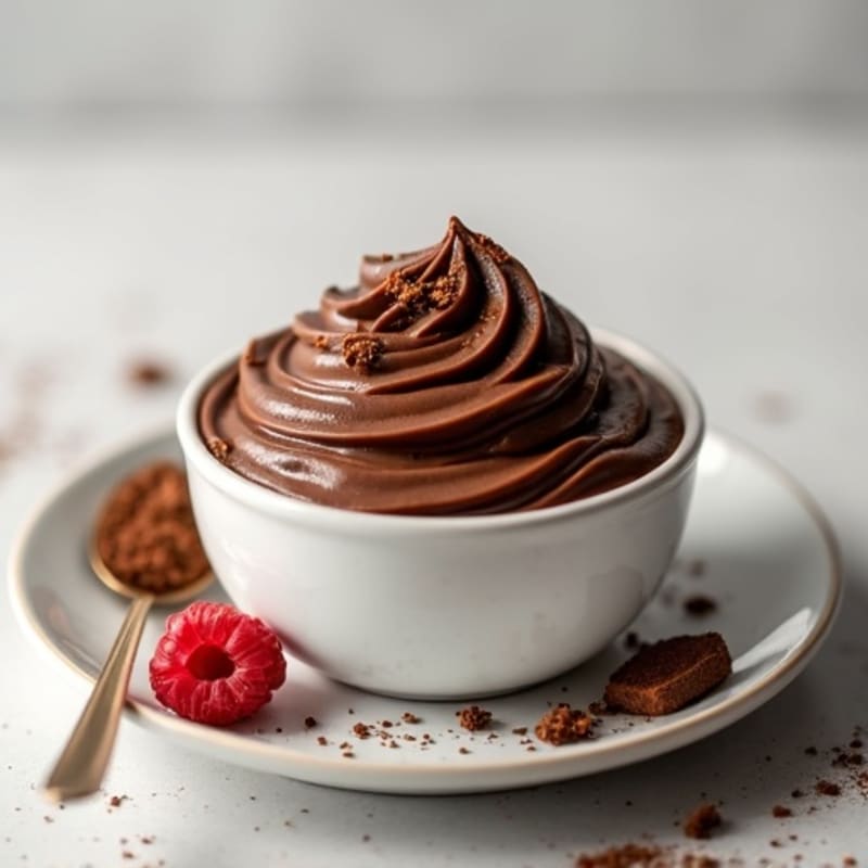 Silky Chocolate Protein Pudding with Greek Yogurt