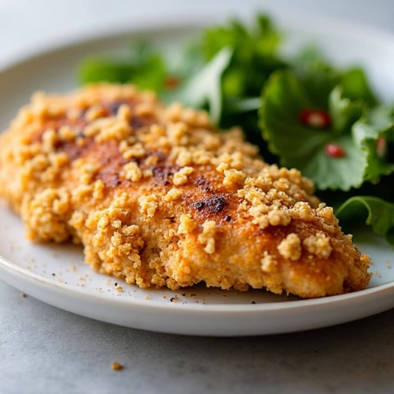 Oven-Baked Crispy Almond-Crusted Chicken