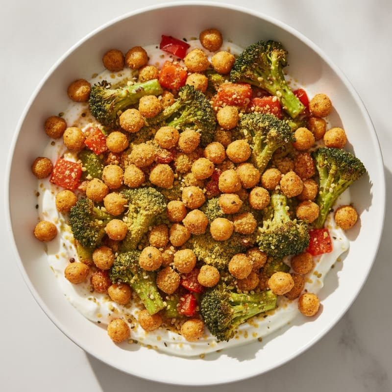 Roasted Vegetable and Chickpea Bowl