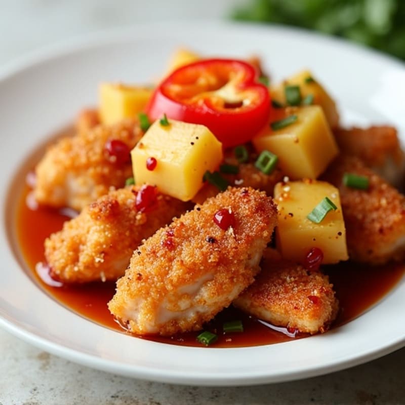 Crispy Baked Sweet and Sour Chicken