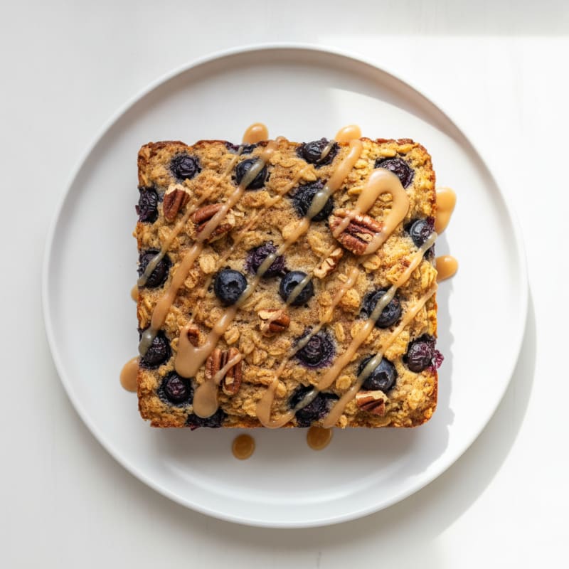 Blueberry Pecan Baked Oatmeal