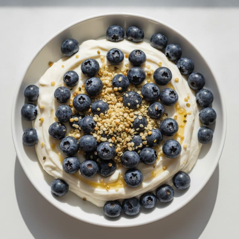 Greek Yogurt Protein Parfait with Berries