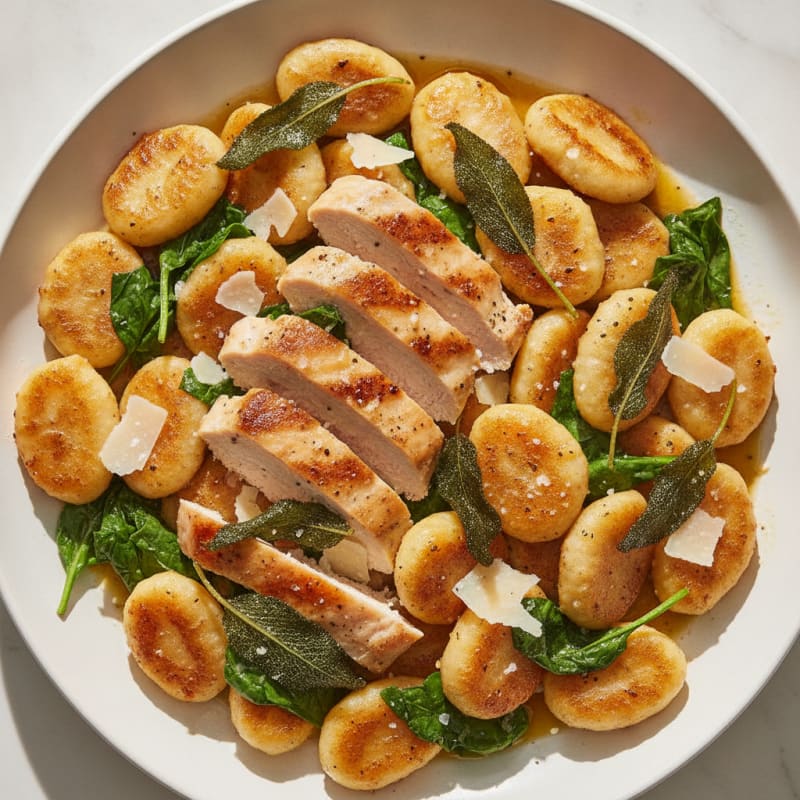 Ricotta Gnocchi with Sage Butter Sauce
