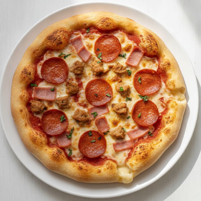 Stuffed Crust Meat Lovers Pizza