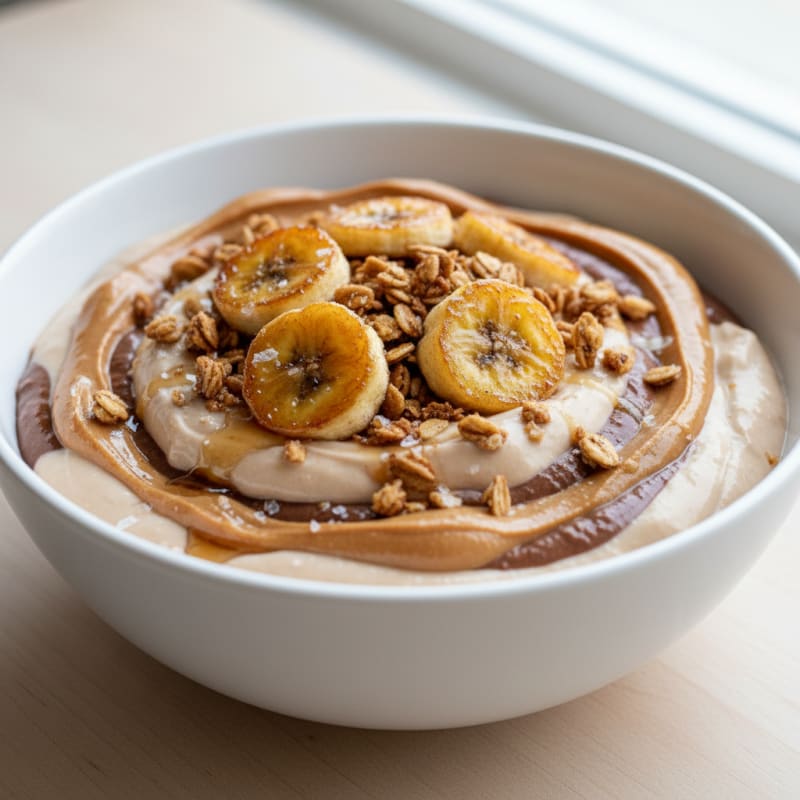 Chocolate Peanut Butter Yogurt Parfait