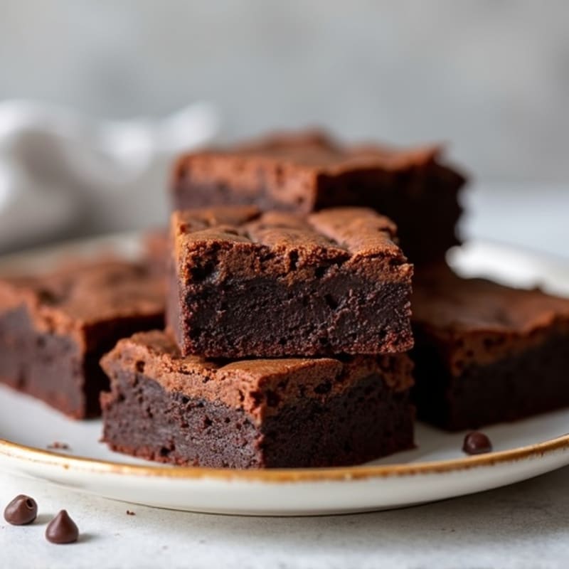 Protein-Rich Dark Chocolate Sweet Potato Brownies