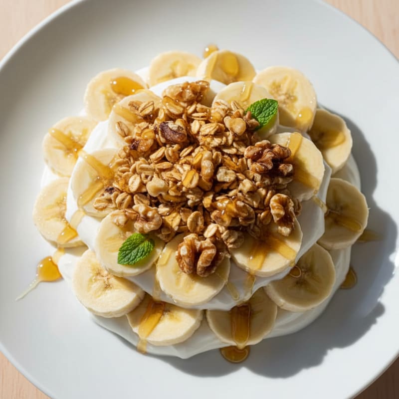 Banana Protein Yoghurt Parfait
