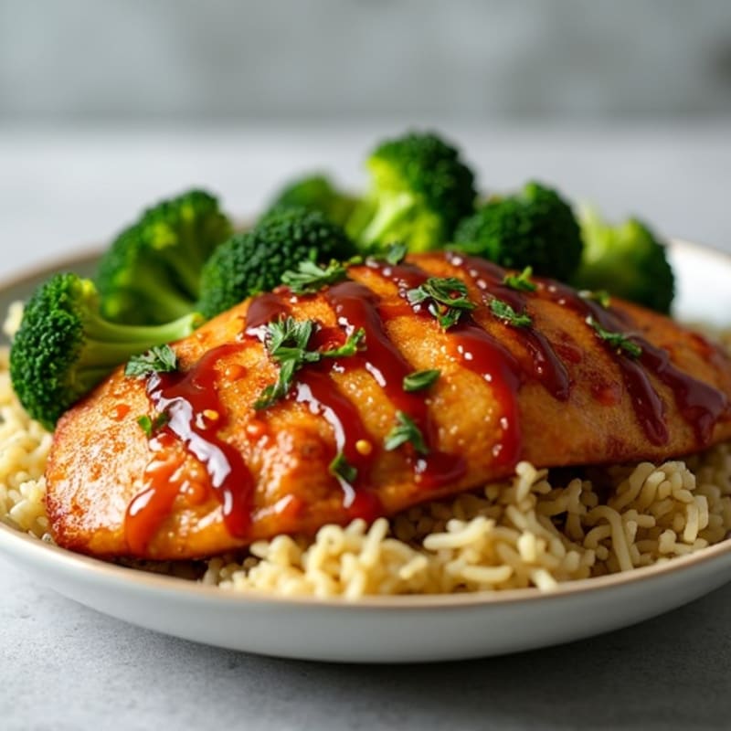 Sticky Teriyaki Chicken with Roasted Broccoli