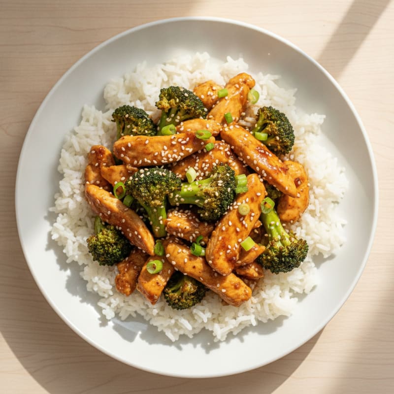 Teriyaki Chicken and Broccoli Stir-Fry