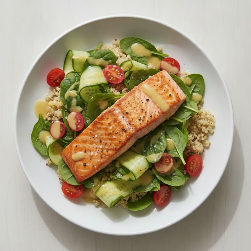 Salmon Power Bowl with Quinoa