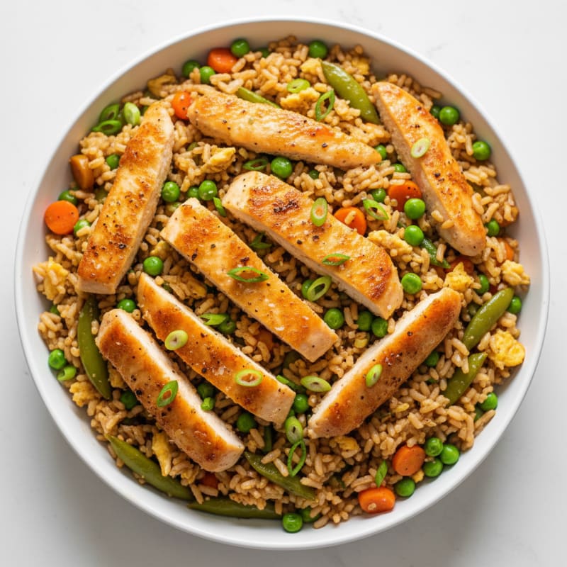 Chicken Fried Rice with Vegetables