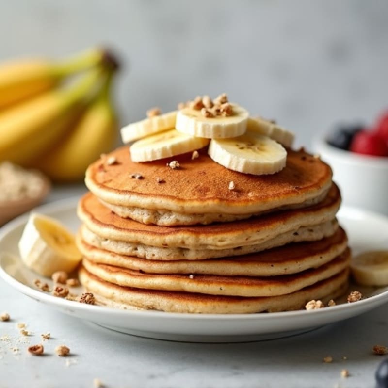 Protein-Packed Almond Flour Banana Pancakes