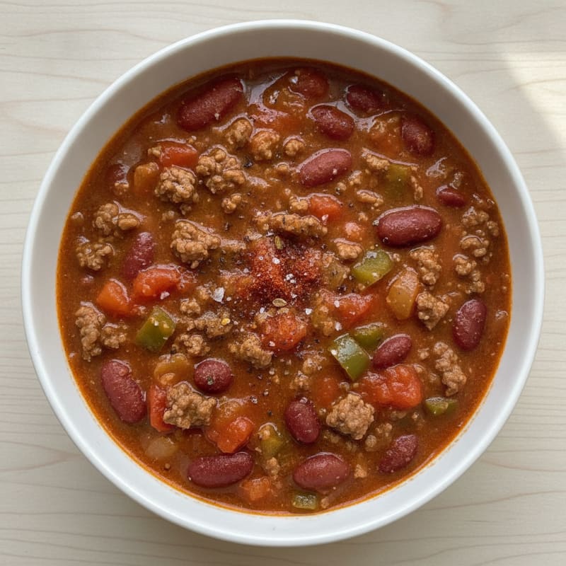 Ground Beef and Bean Chili
