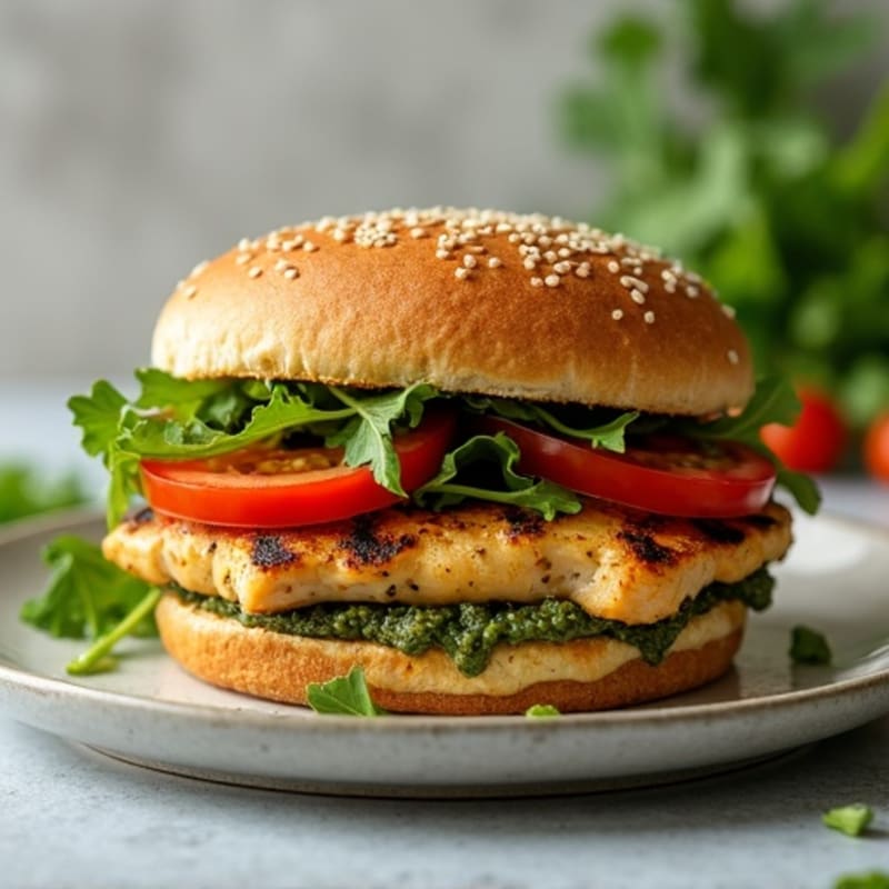 Grilled Pesto Chicken Sandwich