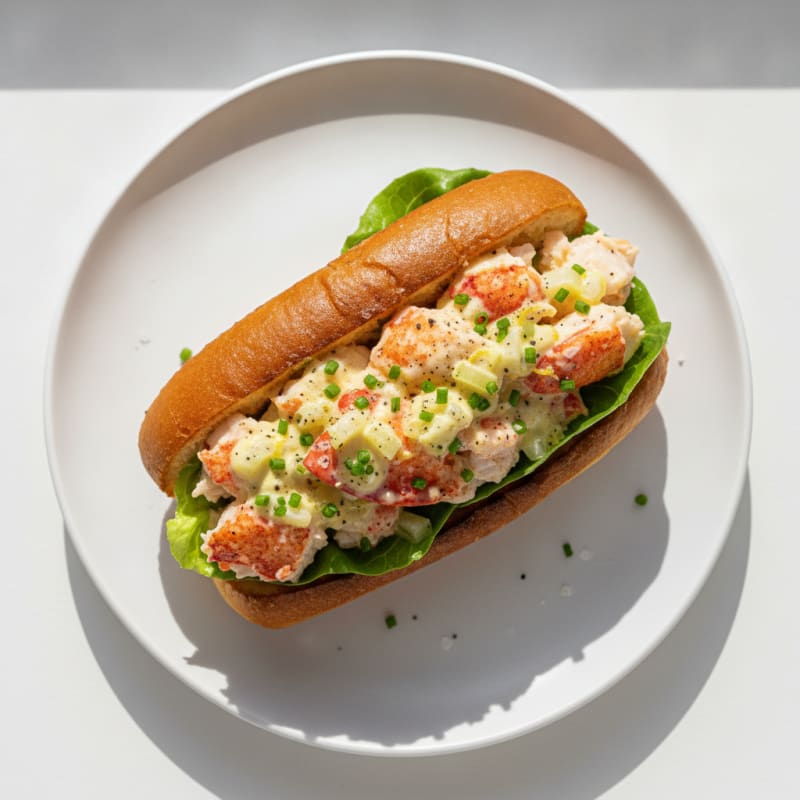 Classic Lobster Roll with Lemon Aioli