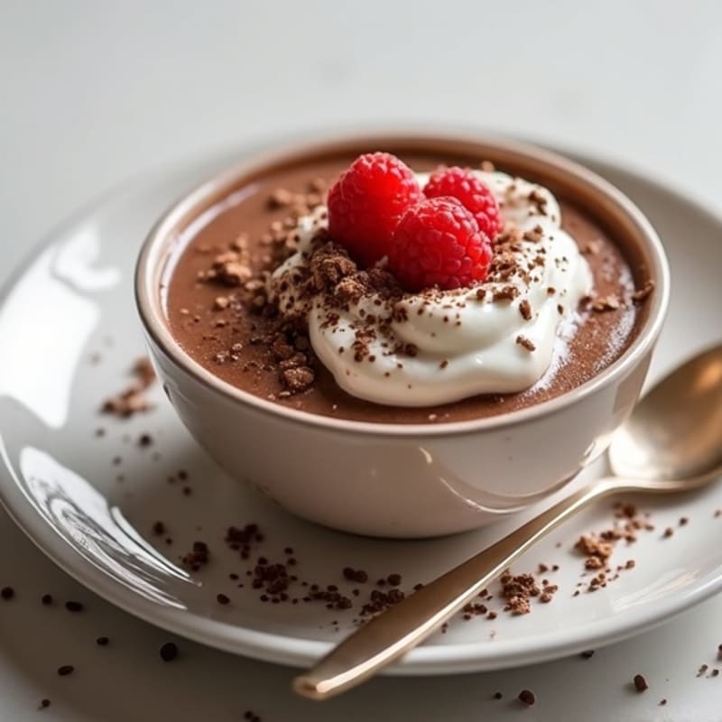 Creamy High-Protein Chocolate Pudding