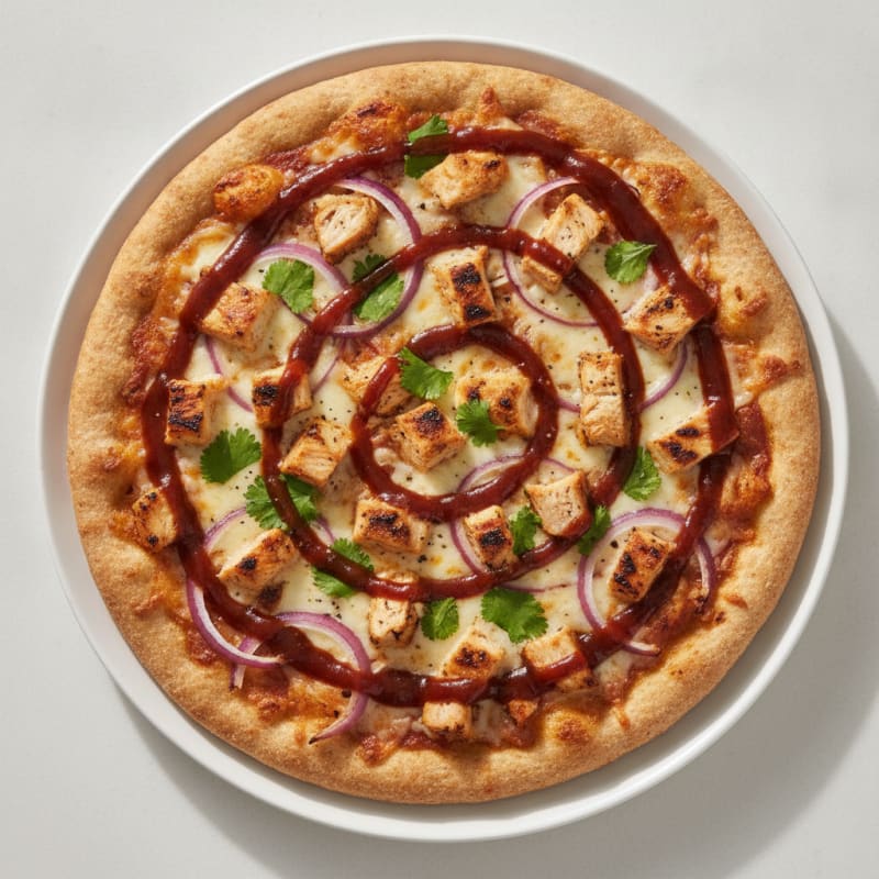 High-Protein BBQ Chicken Pizza