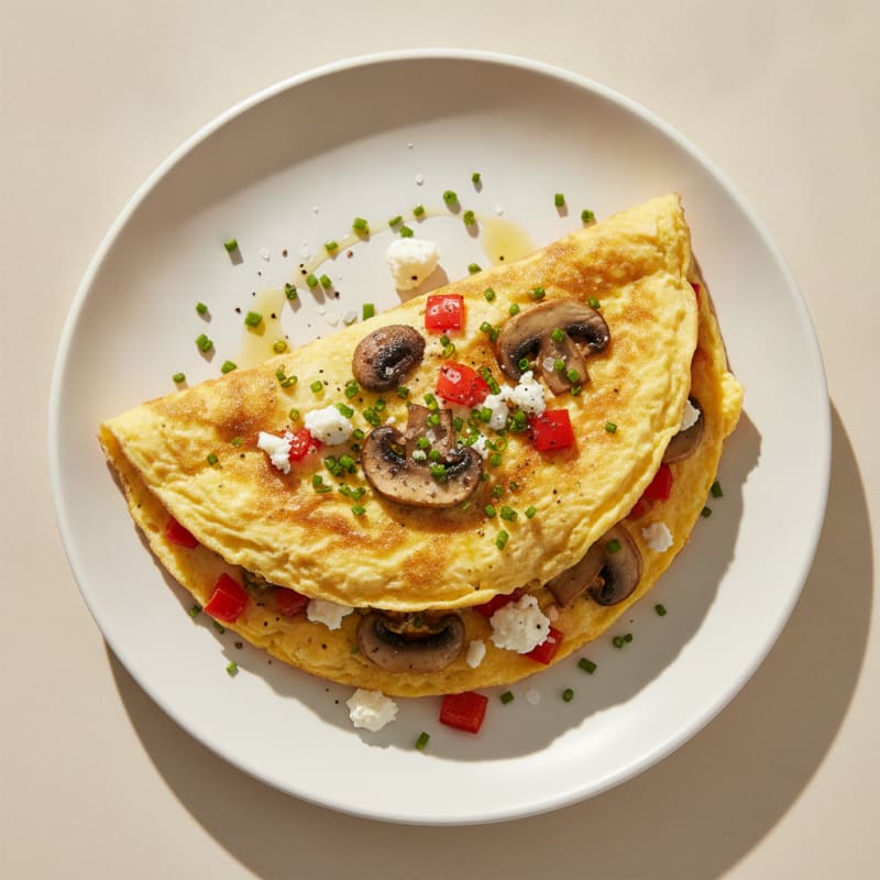 Garden Vegetable Omelette with Herbs