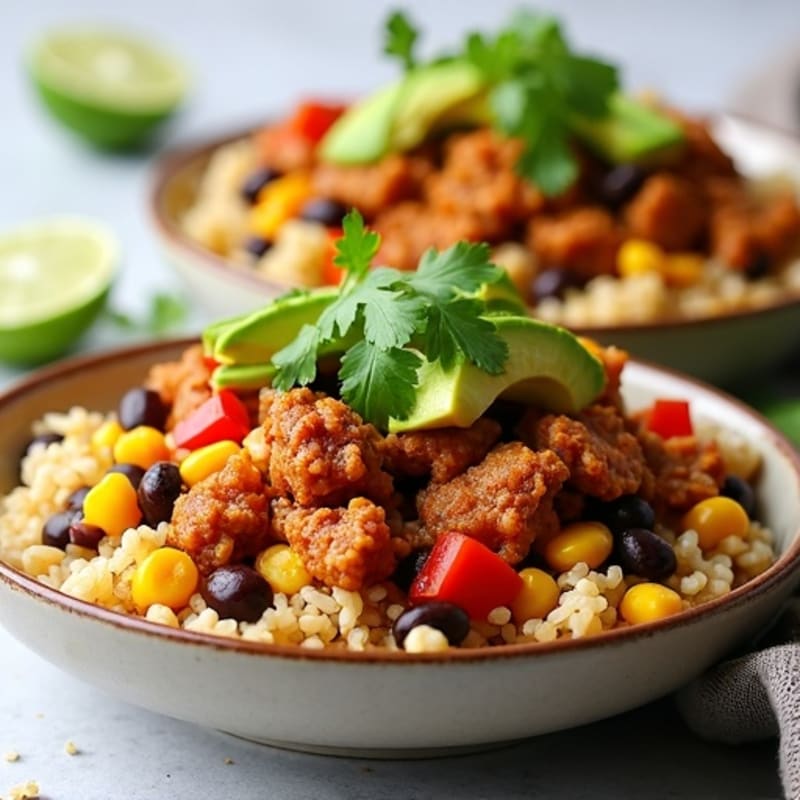 Sheet Pan Chili-Lime Turkey Taco Bowls