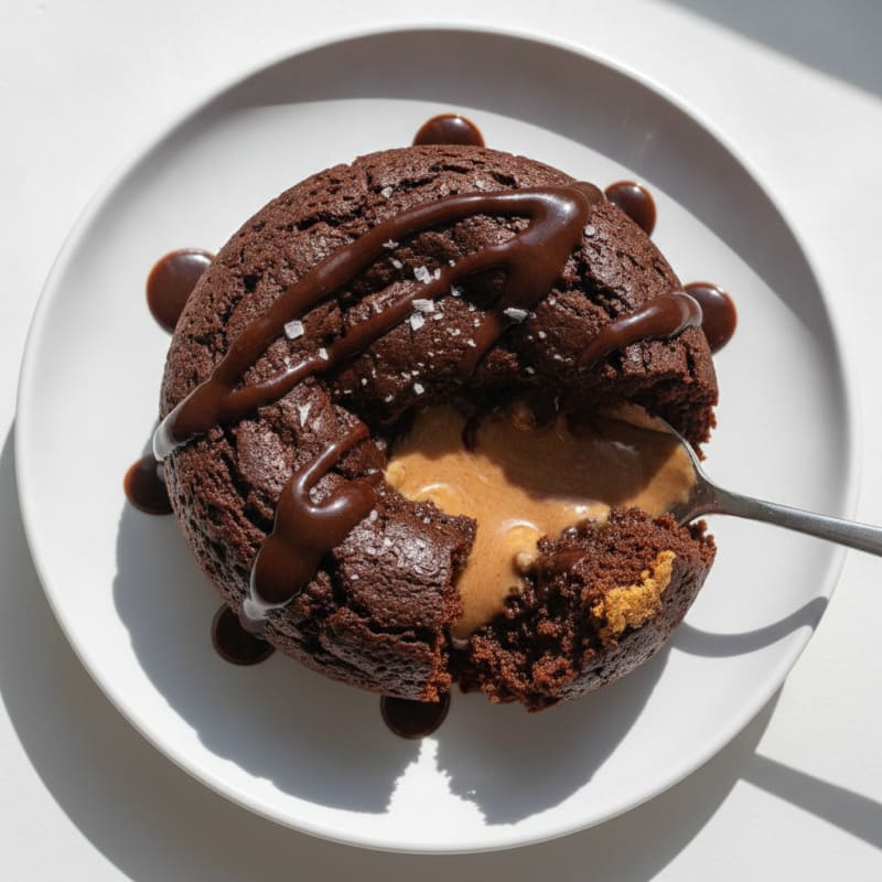 High-Protein Chocolate Lava Mug Cake