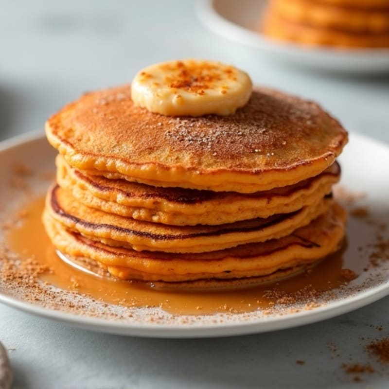 Wholesome Fluffy Sweet Potato Pancakes