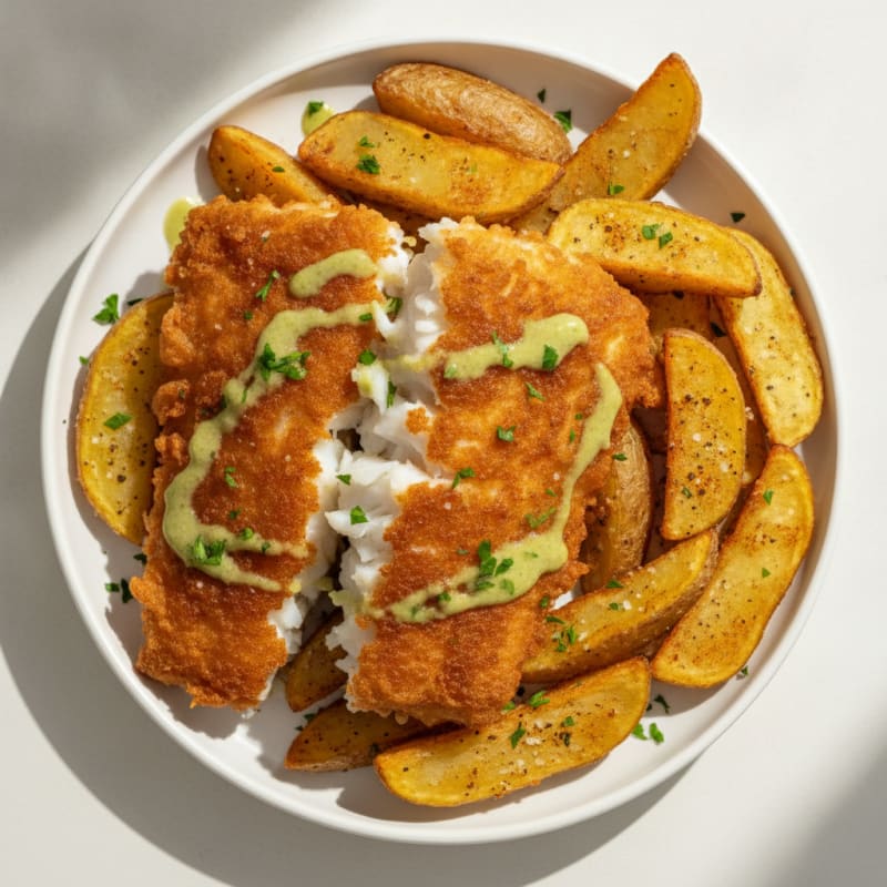 Classic Beer-Battered Fish and Chips