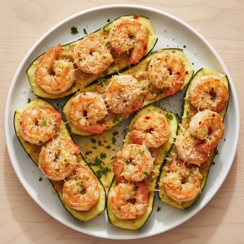 Garlic Butter Shrimp Boats